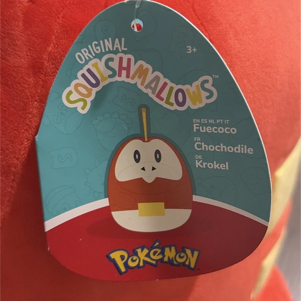 Pokemon Fuecoco Squishmallows Plush 10